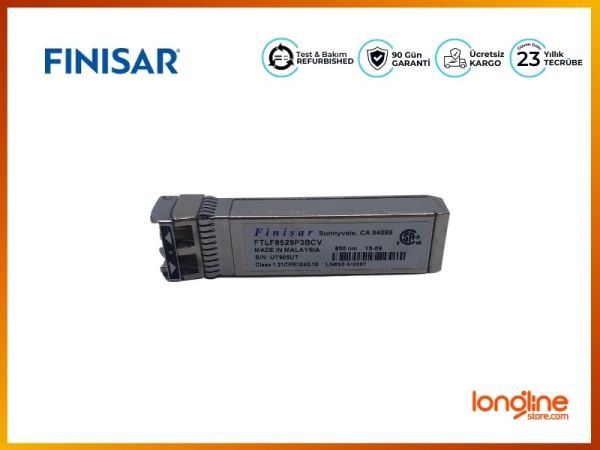 Finisar FTLF8529P3BCV-EM 16G FC SFP+ 850nm Optical Transceiver - 1