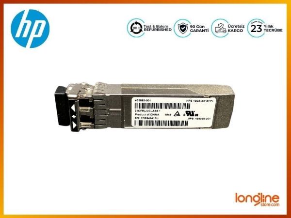 HP 10Gb SR SFP+ LC 456096-001 455885-001 455883-B21 Transceiver - 1