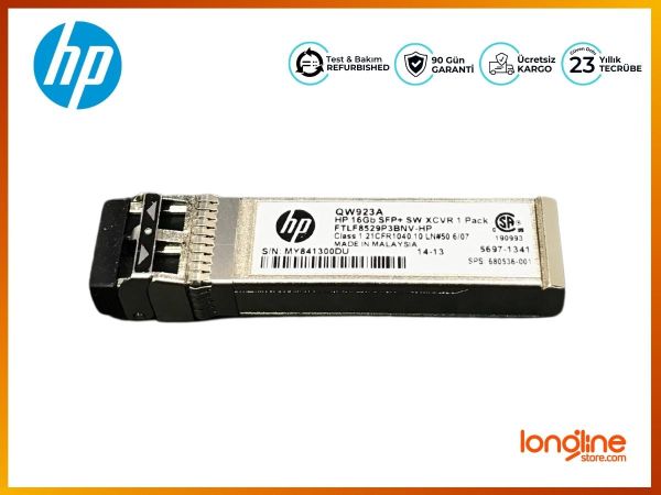 HP SFP+ 16GB SHORT WAVE XCVR 850NM QW923A 680536-001 - 2