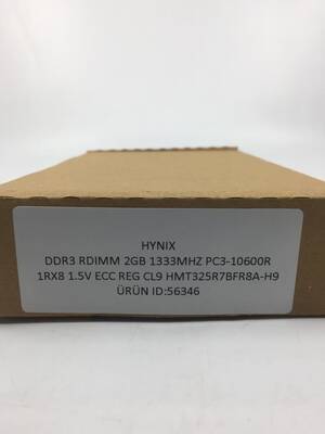 HYNIX DDR3 2GB 1333MHZ PC3-10600R 1RX8 HMT325R7BFR8A-H9 - 2