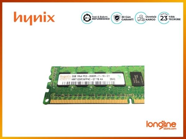 Hynix DDR3 RDIMM 2GB 1066MHz PC3-8500R ECC REG HMT125R7AFP4C-G7 - 1