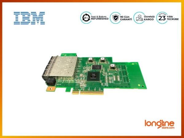 IBM 31P1641 31P1334 M14669A x3550 Quad Port 8GB Fiber PCI-E x8 - 1