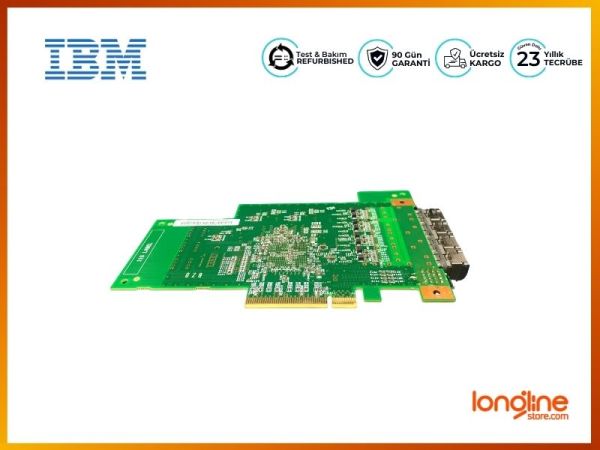 IBM 31P1641 31P1334 M14669A x3550 Quad Port 8GB Fiber PCI-E x8 - 3