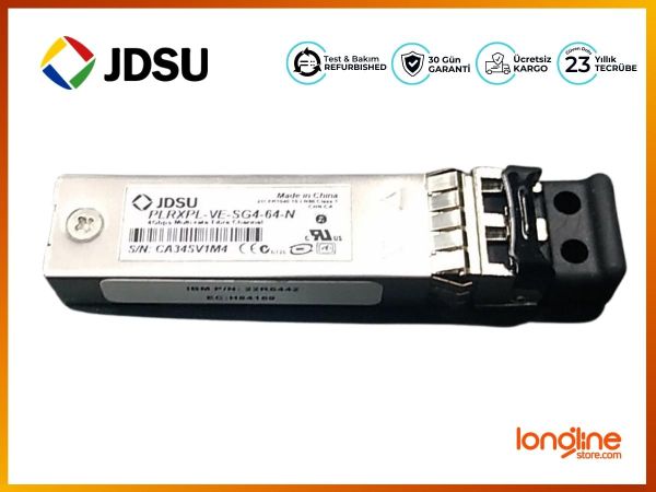 IBM JDSU 4Gbps SFP SW FC MM Fibre Optic PLRXPL-VE-SG4-64-N - 1