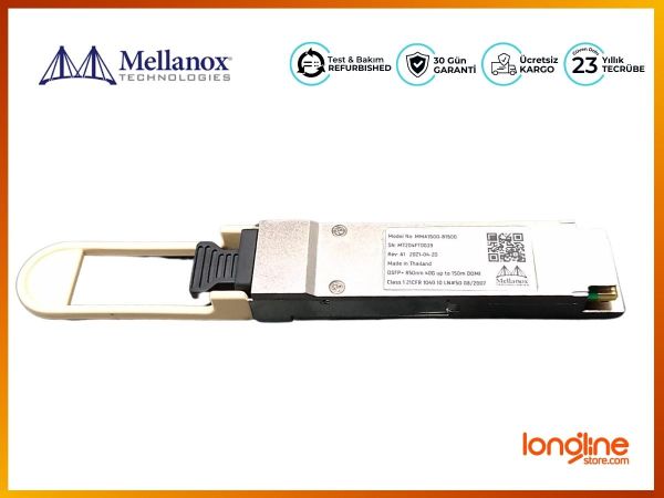 MELLANOX TRANSCEIVER, 40GBE, QSFP+, MPO, 850NM, SR4, UP TO 150M, DDMI - 1