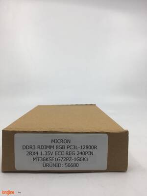 MICRON DDR3 8GB 1600MHZ PC3L-12800R REG MT36KSF1G72PZ-1G6K1 - 2