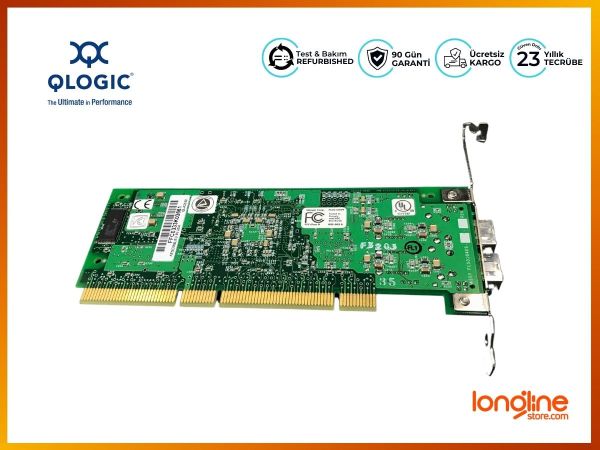 QLOGIC FIBRE CHANNEL 2GO SERVER QLA2312F PCI 2 PORTS QLA2312 - 2