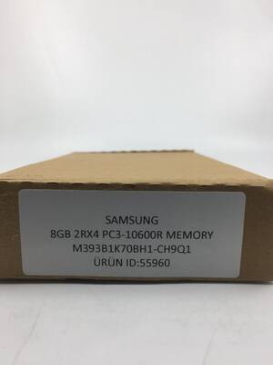 Samsung M393B1K70BH1-CH9Q1 8GB 2Rx4 PC3-10600R Memory - 2