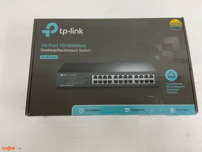 TP-Link TL-SF1024 24-Port Ethernet 10/100Mbps Rackmount Switch - 1