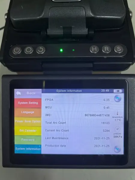 INNO View 8 PRO Core Alignment SM MM Fiber Fusion Splicer - 5