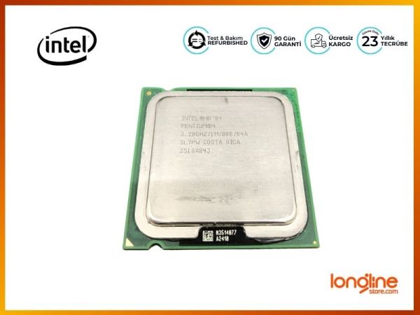 Intel Pentium 4 SL7PW 3.2ghz LGA775 1MB 800FSB CPU Processor - 2