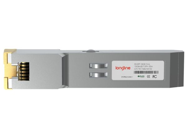 Juniper Networks EX-SFP-10GE-T-I Compatible 10GBASE-T SFP+ Copper RJ-45 30m Industrial Transceiver Module - 2