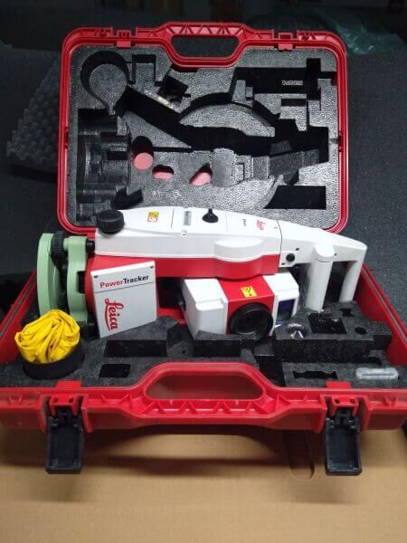 LEICA PT1203 TRACKER-Mna950 Receiver-Redline MCP950C-GKL221 Charger-GRT246 Carrier-GHT56 Holder Set - 1