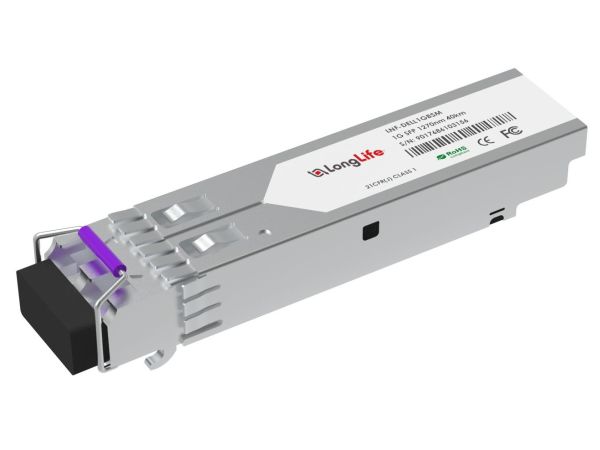 Longlife 1gb Single Mode SFP module for Dell - 1