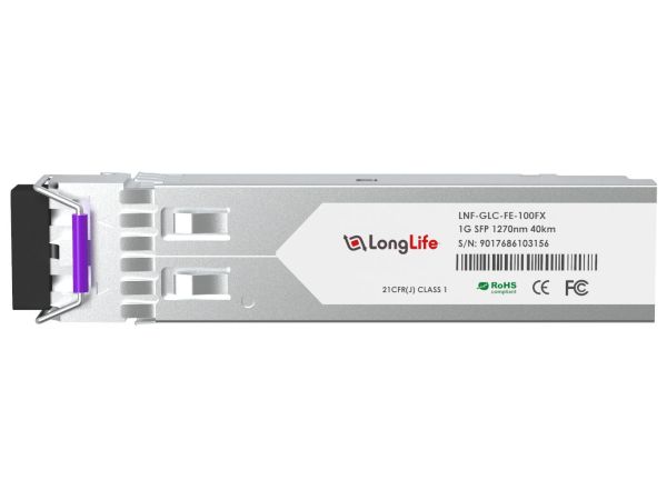 Longlife LNF-GLC-FE-100FX 100BASE-FX SFP 1310nm 2km Industrial DOM for Cisco - 2