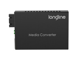 LONGLINE LNG-3110GSB-11-100A/B-AS 10/100/1000M 1310/1550nm WDM BiDi 100Km SC Media Converter - LONGLINE (1)