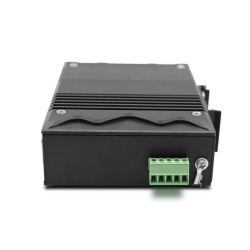 LONGLINE LNGIF4T 1×100Base-X 1*9 fiber port+4×100Base-T RJ45 port,dual power ,DC9-48V(redundancy) Endüstriyel Switch - LONGLINE (1)