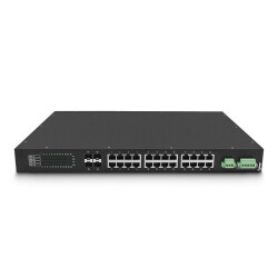 LONGLINE LNGIGF24GT-M 4×1000Base-X SFP slot+24×1000Base-T RJ45 port single power，AC220V with Management Endüstriyel Switch - LONGLINE