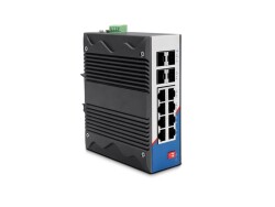 LONGLINE LNGIGF8GT 4×1000Base -X SFP port+8×1000Base-T RJ45 port ,dual power ,DC9-48V(redundancy) Endüstriyel Switch - LONGLINE