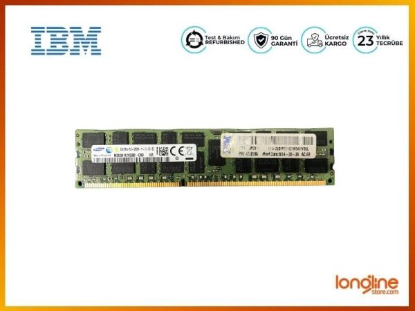 IBM DDR3 8GB 1600MHZ 2RX4 PC3-12800R 47J0169 90Y3111 MEMORY - 1