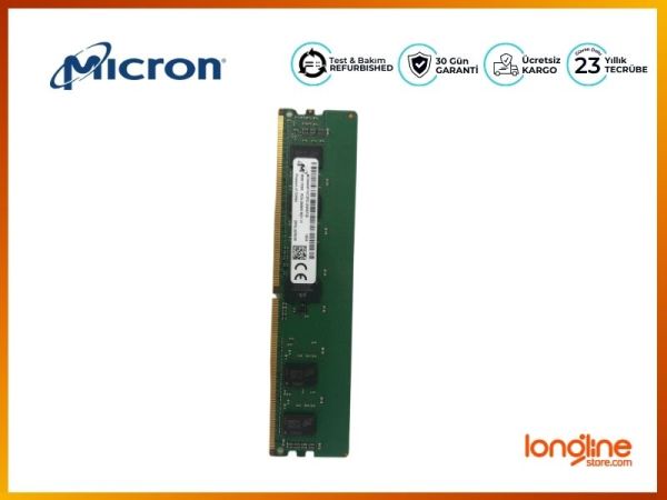 MICRON 8GB MTA9ASF1G72PZ-2G6D1QI DDR4 PC4-2666V Memory - 2