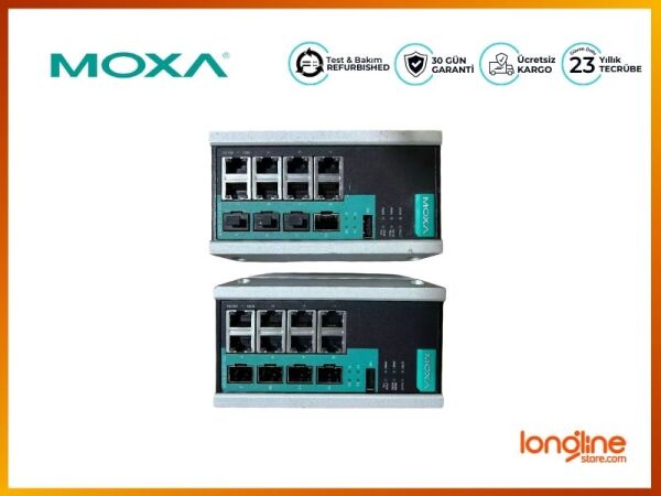 MOXA EDS-G512E-4GSFP-T 12-port Gigabit Ethernet switch - 1