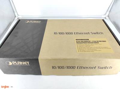 Planet PL-MGSD-10080F 8 Port 10/100/1000 Mbps Gigabit Switch - 3