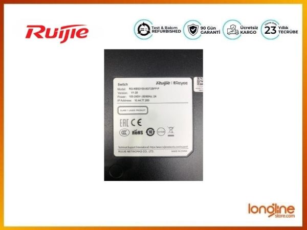 RUIJIE RG-NBS3100-8GT2SFP-P, 10-PORT GIGABIT LAYER 2 POE SWITCH - 2