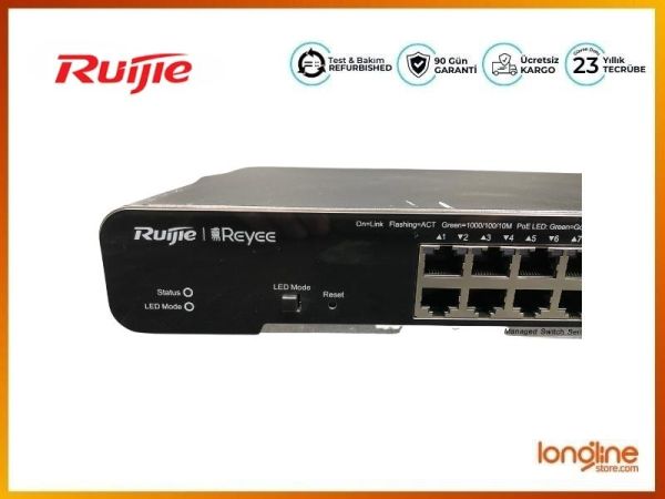 RUIJIE RG-NBS3100-8GT2SFP-P, 10-PORT GIGABIT LAYER 2 POE SWITCH - 6