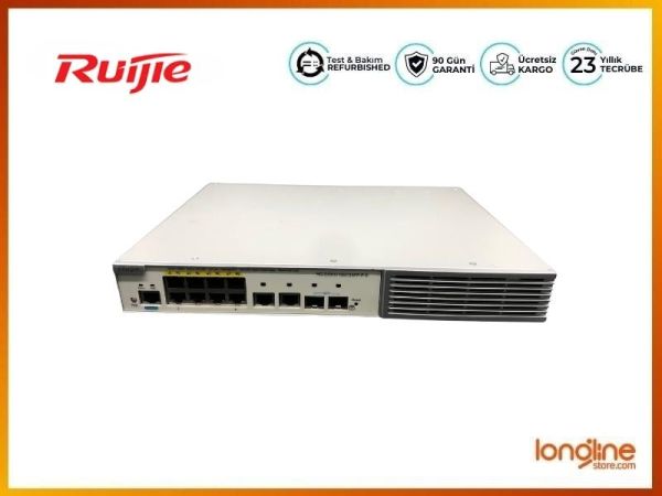 Ruijie RU-RG-S2910-10GT2SFP-P-E 8 Port 10/100/1000 Mbps Gigabit POE Switch - 3