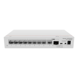 Huawei S110-8P2ST 98012195 Switch (8*10/100/1000BASE-T ports, PoE+, 1*GE SFP port, 1*10/100/1000BASE-T port, AC power, power adapter) - HUAWEI