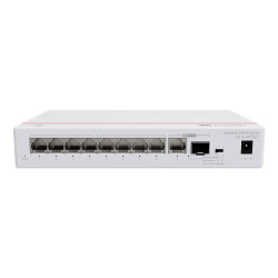 Huawei S110-8T2ST 98012199 Switch (8*10/100/1000BASE-T ports, 1*GE SFP port, 1*10/100/1000BASE-T port, with 7*AC power adapter, fanless) - HUAWEI