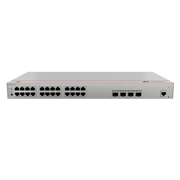 Huawei S220-24P4X 98012376 Switch (24*10/100/1000BASE-T ports(400W PoE+), 4*10GE SFP+ ports, built-in AC power) - HUAWEI