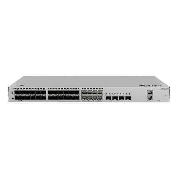 Huawei S310-24ST4X 98012532 Switch (24*GE SFP ports, 8 of which are dual-purpose 10/100/1000 or SFP, 4*10GE SFP+ ports, built-in AC power) - 1