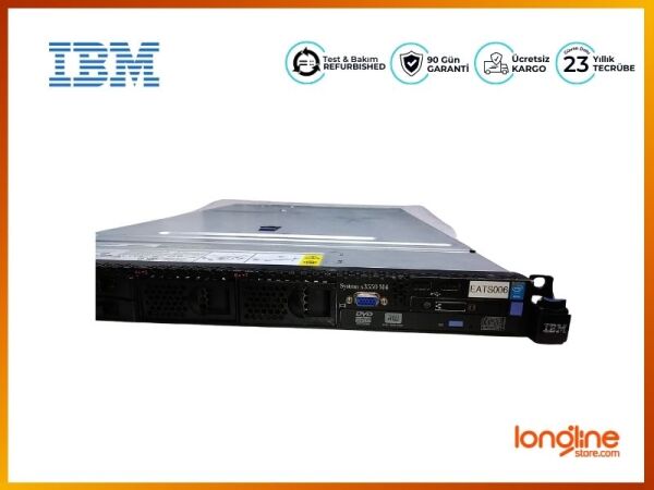 SERVER IBM x3550 M4 8-BAY 2.5 W/1xCACHE 46C9027 W/1xRAID 00AE897 W/1xBATTERY 49571-16 W/4xFAN 81Y6698 w/2xPSU 94Y8112 - 2