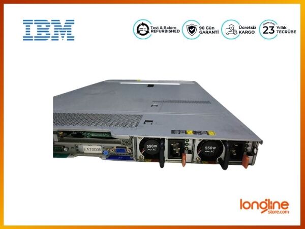 SERVER IBM x3550 M4 8-BAY 2.5 W/1xCACHE 46C9027 W/1xRAID 00AE897 W/1xBATTERY 49571-16 W/4xFAN 81Y6698 w/2xPSU 94Y8112 - 5