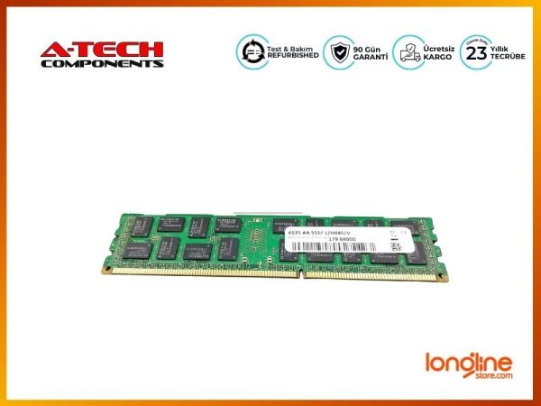 SERVER MEMORY DDR3 8GB PC3-10600 ECC 2Rx4 1.5v Certified for HP Systems 6521 AA 5514 L H445V - 1