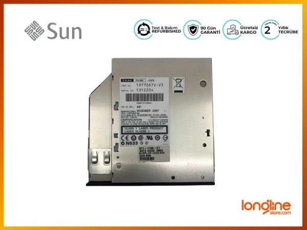 SUN MICROSYSTEMS SLIMLINE DVD-ROM 371-1108 594-2621 X7410A-4 - 1