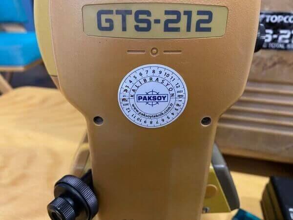 Topcon GTS-212 Surveying Total Station *** Calibrated *** GTS212 - 1