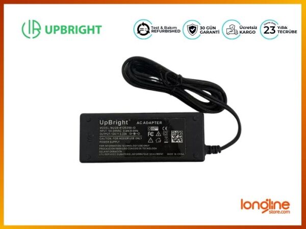 UPBRIGHT NU30-4120250-I3 12V 3.33A AC/DC ADAPTER - 1