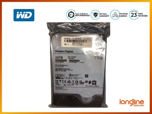 WD Ultrastar 20TB 7200RPM 3.5